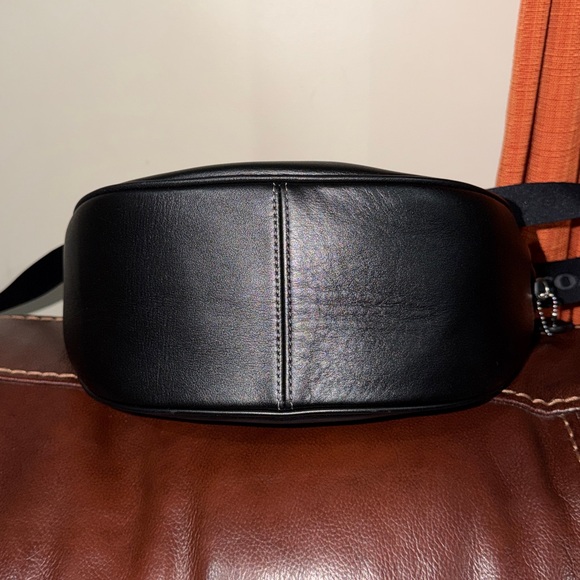 ‼️Coach Black Leather Pace Shoulder Bag Crossbody Bag - Picture 12 of 16